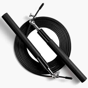 Professional Speed Jump Rope Adjustable Steel Wire Cable 360 Ball Bearing